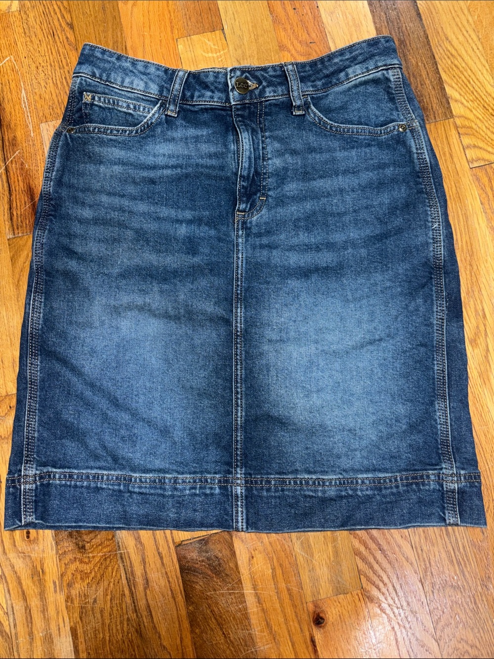 NWOT- Women’s Lee Blue Denim Jeans Skirt - Classic Indigo